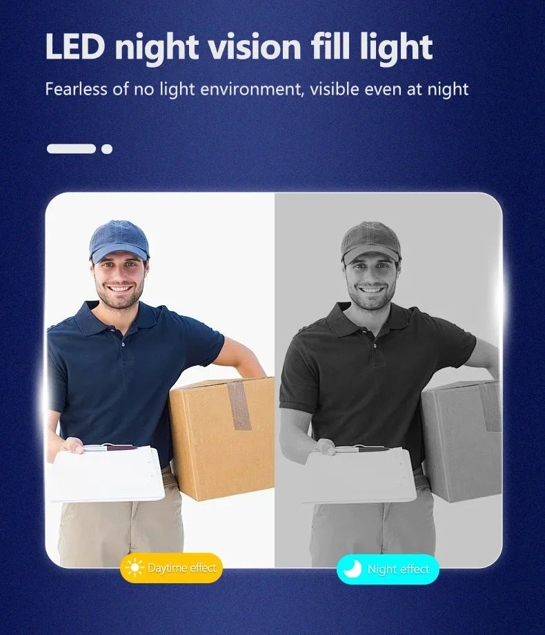 Tuya impermeável vídeo campainha, sem fio, visão noturna, HD, 4.3 "tela IPS, interfone por Bell, câmera para casa inteligente, casa, escritório