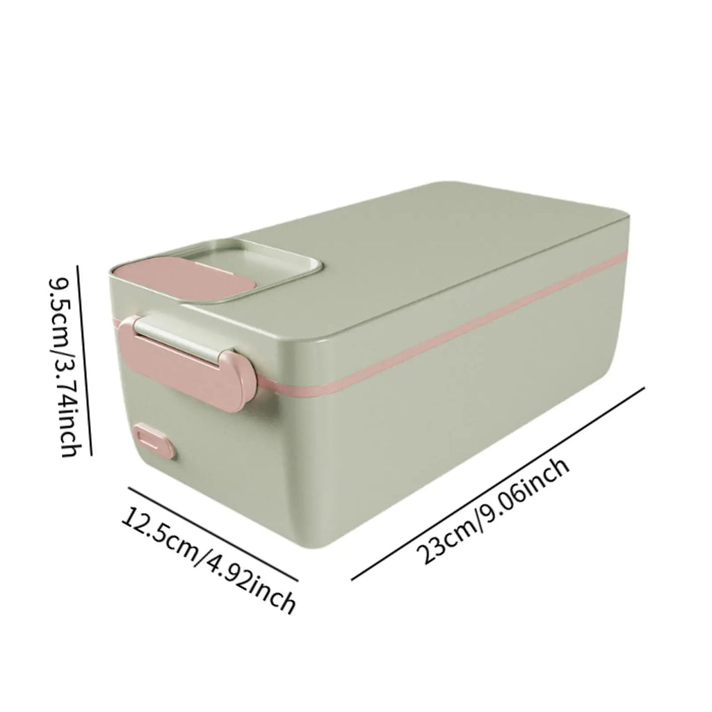 Aquecedor de almoço elétrico aquecedor de alimentos recipiente de almoço para adultos lancheira elétrica portátil para viagens escritório carro caminhão ao ar livre