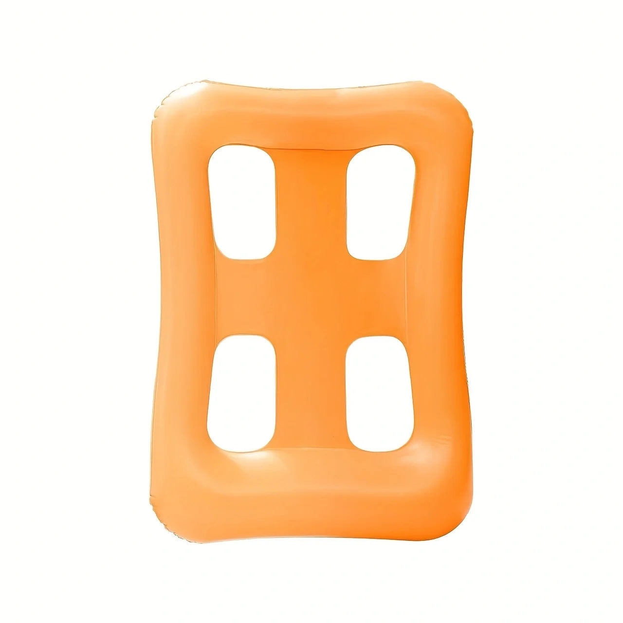 Espreguiçadeira inflável de água inflável, rede flutuante dobrável, jangada flutuante em forma de campo