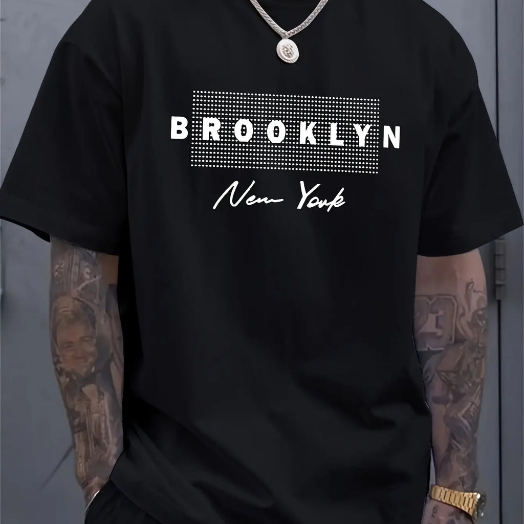 100% algodão masculino verão solto ajuste grande los angeles gráfico impresso fino ajuste casual esportes em torno do pescoço manga curta camiseta topo