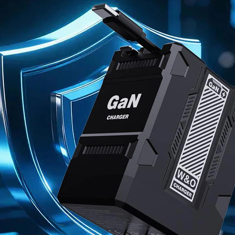 {MX} Carregador inteligente retrátil duplo PD + USB Plugue EUA / Reino Unido / UE 2 em 1 Carregador Gan 20W PD3.0 Carregador de carregamento rápido