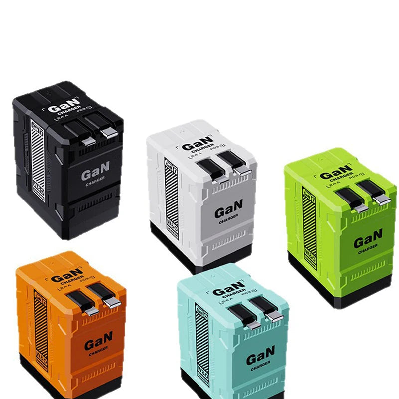 {MX} Carregador inteligente retrátil duplo PD + USB Plugue EUA / Reino Unido / UE 2 em 1 Carregador Gan 20W PD3.0 Carregador de carregamento rápido