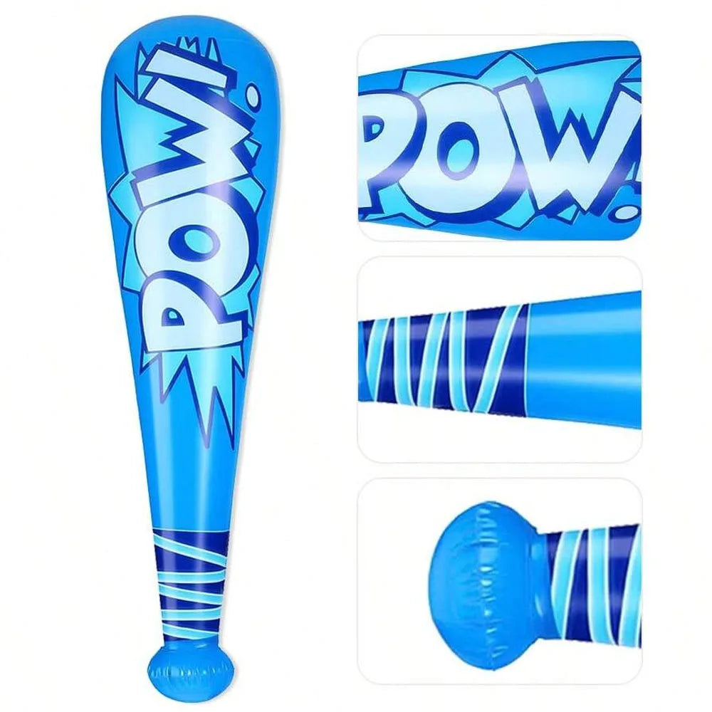 POW Inflável Cartoon Baseball Bat, Brinquedos De Jogo De Água, Presente De Festa, Vara, 12Pcs