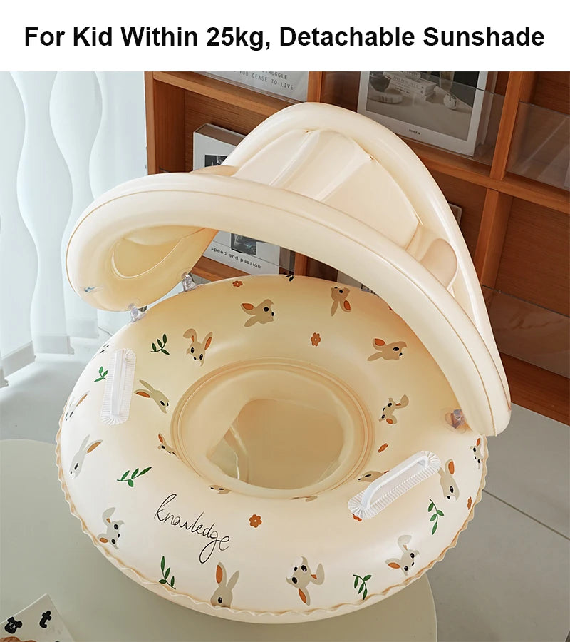 Rooxin piscina flutuador bebê anel de natação tubo inflável anel de assento de natação para criança círculo de natação praia água jogar nadar flutuador