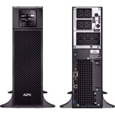 APC SRT 1000VA Smart UPS, 230 Voltage, LCD, Rackmount With kit, C13 Outlets, 1.0kWatts / 1.0kVA Power Capacity, 97 Watts Battery Charge Power, Black | SRT1000XLI