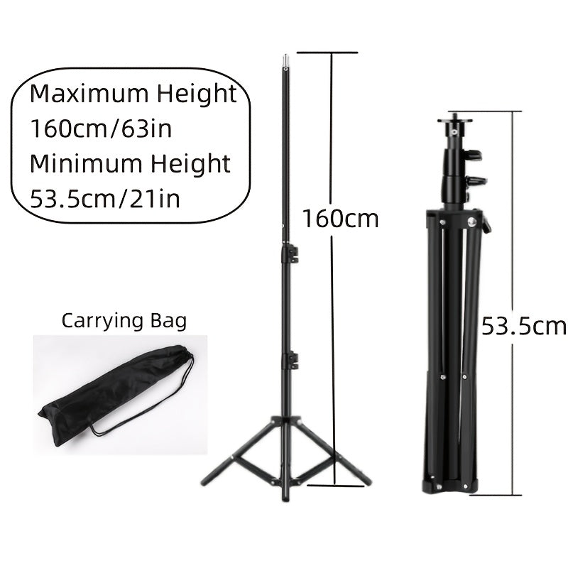 The RP01-B Is a Compact And Portable Tripod for Photography Lighting, Ideal for Use with Softboxes, Video Flashes, And Reflector Fill Lights in Photography Studios. It Works with Various Sizes of Background Stands, Including