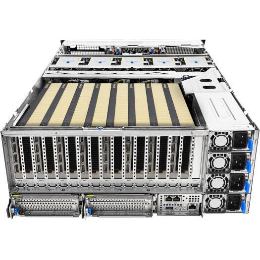 AI PRO AMD EPYC 4U Server - 2 EPYC 9655 (96C/192T), 8 NVIDIA RTX Pro 6000 Blackwell 96GB, 1TB DDR5 RAM, 4TB NVMe Gen5 + 15TB SAS SSD, 4 3200W PSU, Dual 10GbE LAN