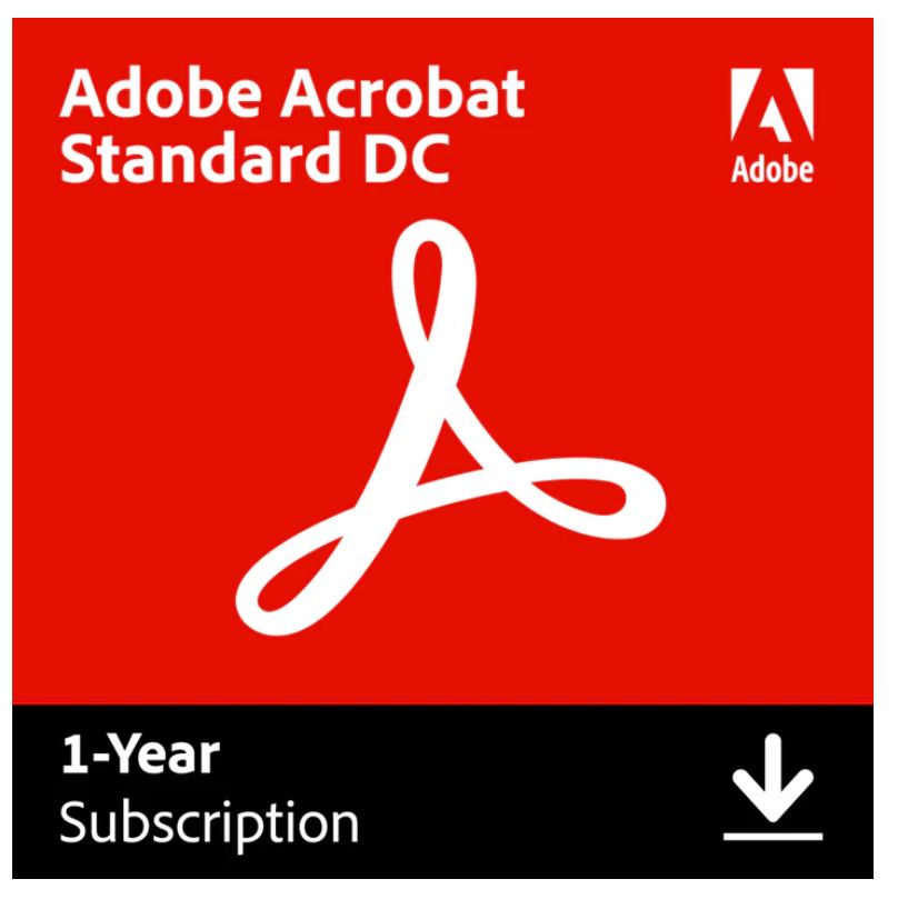 Adobe Acrobat Standard 1 Year Sub