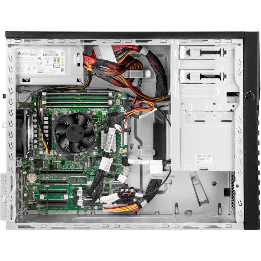 HPE ProLiant ML30 Gen11 Server, Intel Xeon E-2414, 32GB RAM, 2TB HDD, Ethernet 1-Gb Adapter with 4 Ports, Intel VROC SATA Software RAID, 350 W Power Supply | P71385-425