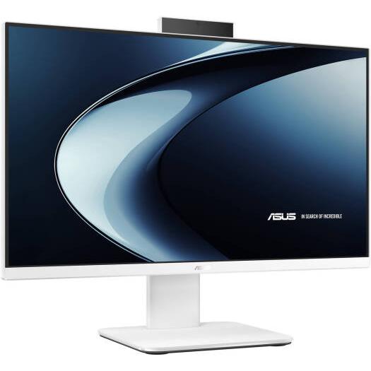 ASUS V400 All-in-One Desktop Computer, 24" FHD LED Touch Display, Intel Core i7-13620H, 8GB RAM 512GB SSD, Intel UHD Graphics, English Wireless Keyboard, No OS, White | 90PT03X1-M05KW0