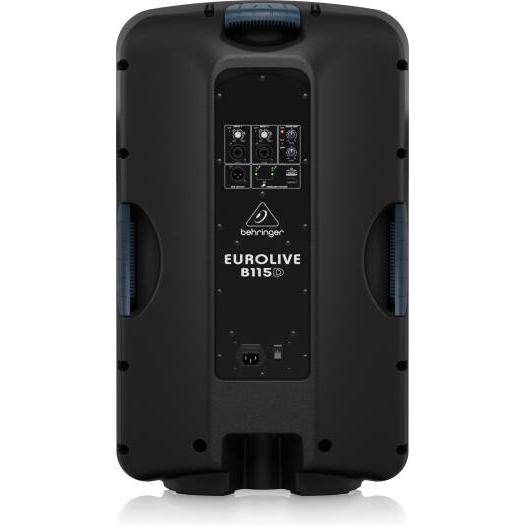 Behringer B115D, Active 2-Way 15" PA Speaker System With Wireless Option And Integrated Mixer, 1000-Watt 2-way, Ultra-compact And Lightweight, Class-D Amplifier | B115D