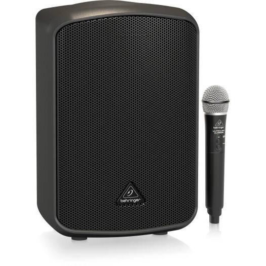 Behringer Europort MPA200BT Portable Bluetooth PA Speaker, 200W Class D Power, Built In Rechargeable Battery, 20 Hour Playtime, 4 Channel Mixer & Wireless ULM Mic Included | MPA200BT