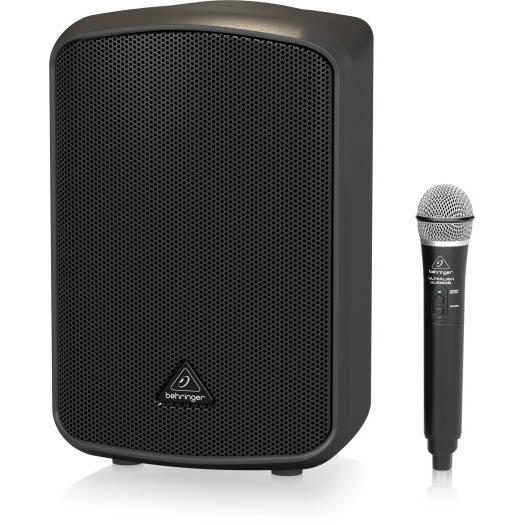 Behringer Europort MPA200BT Portable Bluetooth PA Speaker, 200W Class D Power, Built In Rechargeable Battery, 20 Hour Playtime, 4 Channel Mixer & Wireless ULM Mic Included | MPA200BT