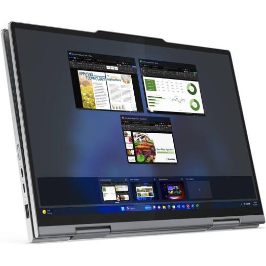 Lenovo ThinkPad X1 2-in-1 Gen 9 Laptop, 14" WUXGA IPS 60Hz Touch Display, Intel Core Ultra 7 155U, 16GB RAM, 1TB SSD, Intel Graphics, English-Arabic Keyboard, Windows 11 Pro, Grey | 21KE000DGR