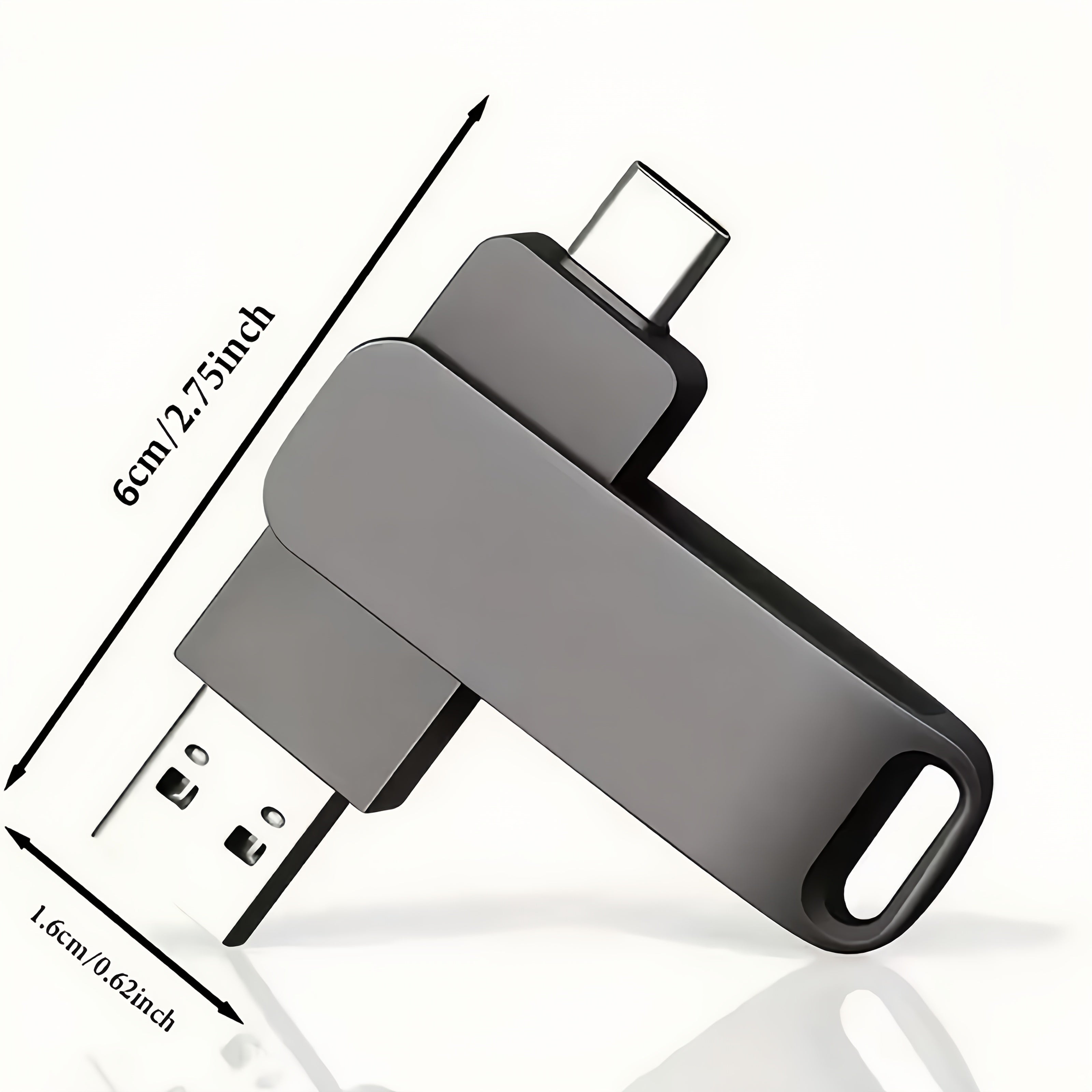 Ultra Fast Dual Interface USB Flash Drive - Type-C&Usb 2.0, Compatible with Mobile Phones And Computers, High-Speed Data Transfer, Lightweight And Portable, Suitable for Business, Office And Entertainment, with Capacities of