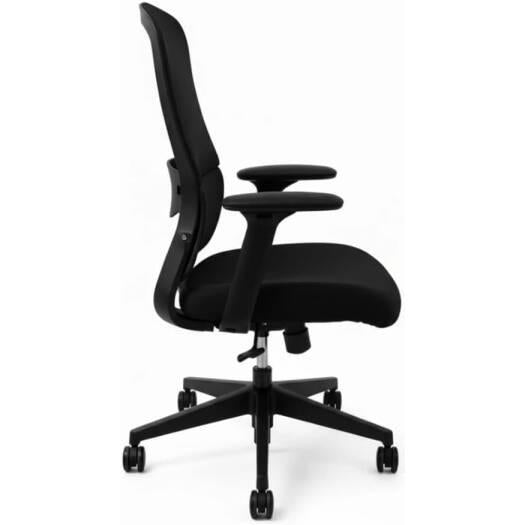 Neo Front 555B-BK Office Chair Low Back Mesh Office Chair, Adjustable Height, 360° Rotation & Soft Cushioned Seat, Ergonomic Mesh Executive Computer Chair for Home & Office, Black | 555B-BK