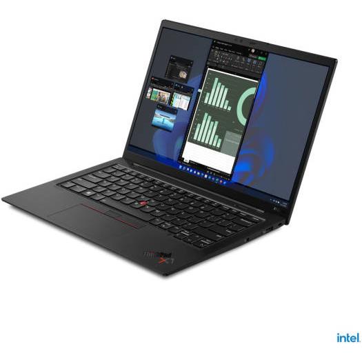Lenovo ThinkPad X1 Carbon Gen 10, 14" WUXGA 1920x1200 Display, Intel Core i7-1255U 4.7GHz, 16GB RAM, 1TB SSD, Fingerprint Reader, Intel Iris Xe Graphics, Backlit Arabic KB, Black | 21CB002TGR
