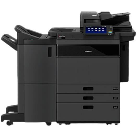 Toshiba e-Studio6526AC Colour Multifunction Printer, Up to 65 PPM Print Speed, 10.1" LCD Colour Touch-Screen, 600x600 DPI Colour Resolution, 3520 Max Paper Sheets Capacity, Black | e-Studio6526AC