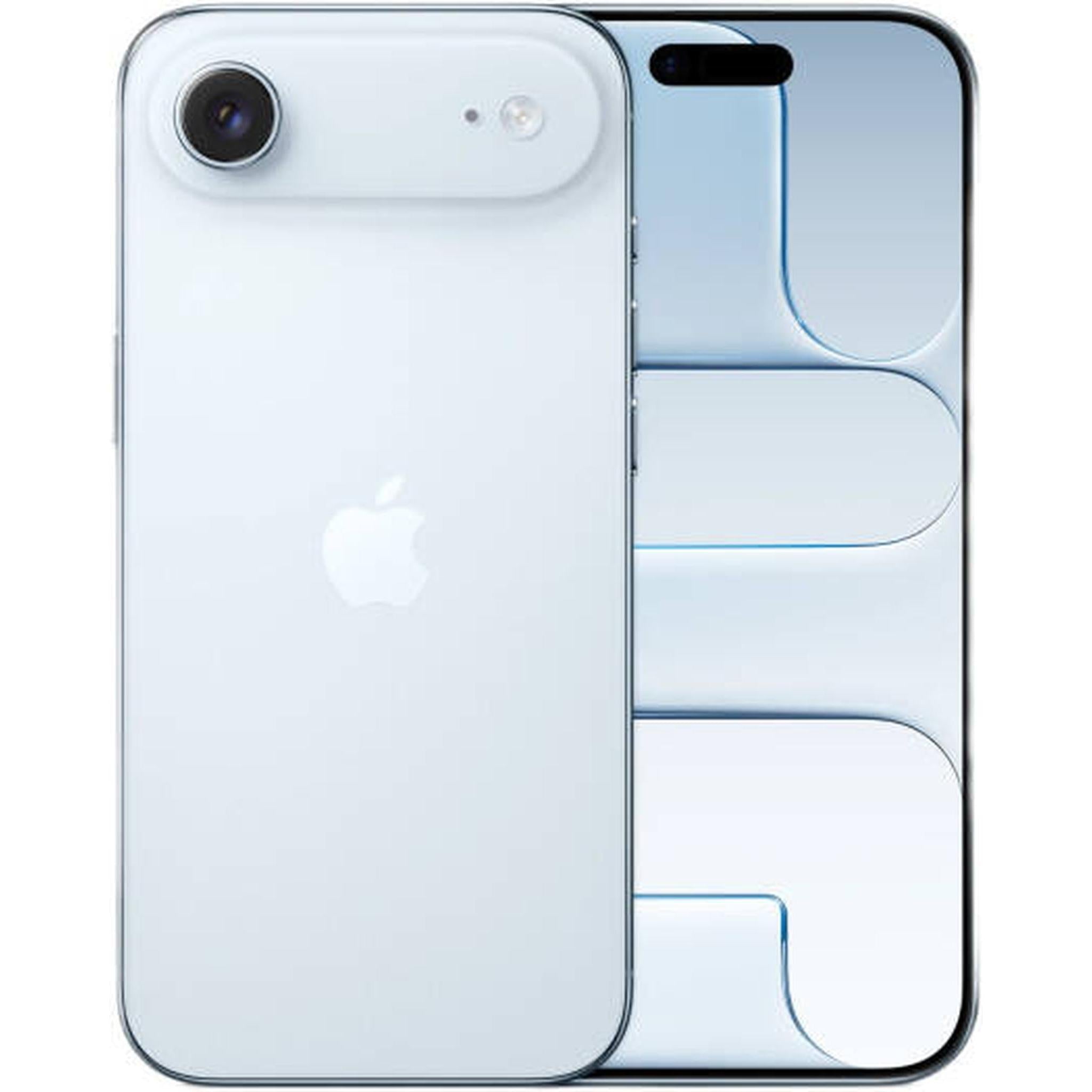 Apple iPhone Air Mobile Phone, 6.5" Super Retina XDR Display, A19 Pro Chip, 6 Core CPU, 5 Core GPU, 16 Core Neural Engine, 256GB Storage, 5G/Wi Fi7, Face ID, INTL Version, eSIM, Sky Blue | iPHONE-AIR