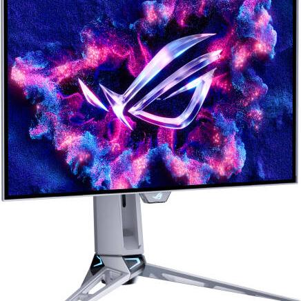 ASUS ROG Swift OLED PG27AQWP-W Gaming Monitor, 27" WOLED Display, DualQHD Resolution, 540Hz Refresh Rate, 0.02ns (GtG) Response Time, FreeSync Premium Pro & G-SYNC Compatible | PG27AQWP-W