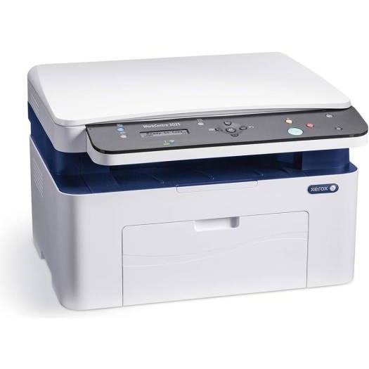 Xrox WorkCentre 3025 Multifunction Printer / Print / Copy / Scan, Up to 21 ppm Letter / 20 ppm A4 Print Speed, 600 x 600 dpi, 100 Sheets B/W Output, Wi-Fi b/g/n, High-Speed USB 2.0,White | 3025V-BI