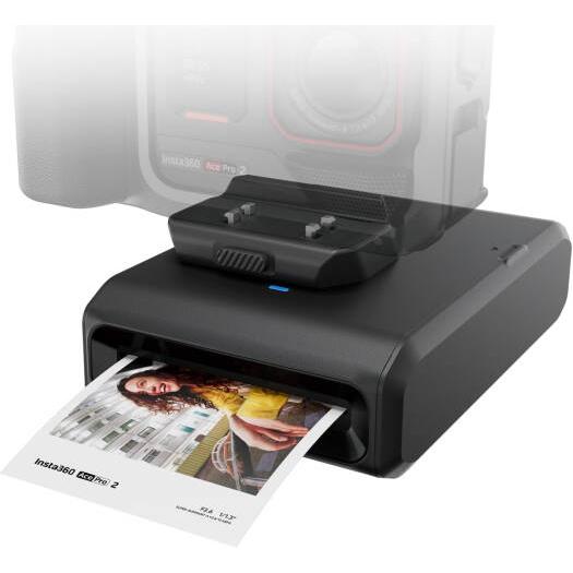 Insta360 Ace Pro 2 Pocket Bluetooth Instant Photo Printer, Portable Wireless Printing, Direct Camera Connection, Compact Design, Fast Print, Black | Pocket Printer