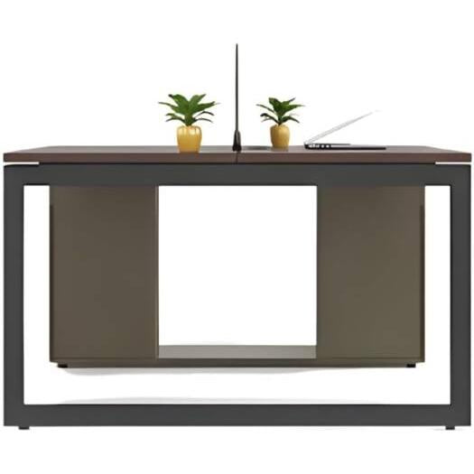 Neo Front DG-DW1001 Workstation 1 Meter, 2-Seater Face-to-Face Office Workstation with Partition & Flexible Drawer, Double Work Desk for Office, 1000x1000x750mm | DG-DW1001