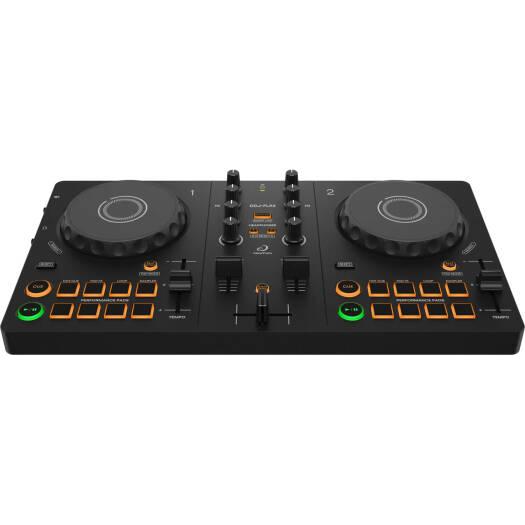 AlphaTheta DDJ FLX2 2 Deck USB DJ Controller Smart Fader, Bluetooth & Multi App Streaming, Black | DDJ-FLX2