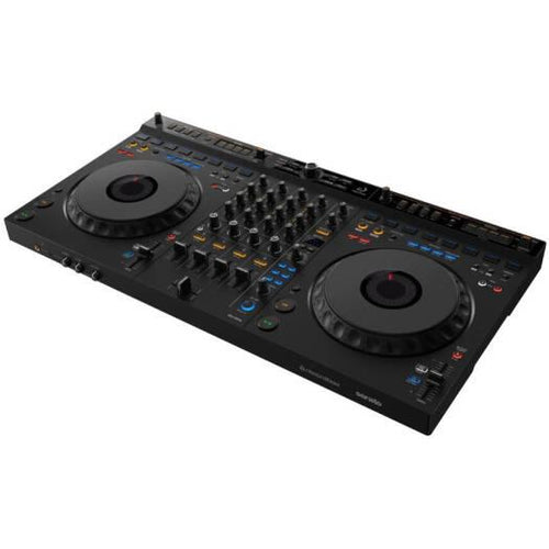 AlphaTheta DDJ GRV6 4 Channel Performance DJ Controller Groove Circuit, Smart Rotary Selector, Serato & Rekordbox, Black | DDJ-GRV6