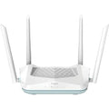 D-Link Eagle Pro AI AX1500 Smart Router, AI Based Mesh, Wi-Fi 6, Traffic Optimisers, Up to 1201Mbps (5GHz) / 300Mbps (2.4GHz) Speeds, WPA3 Wireless Security, MU MIMO, Pack of 100, White | R15-100-Pack