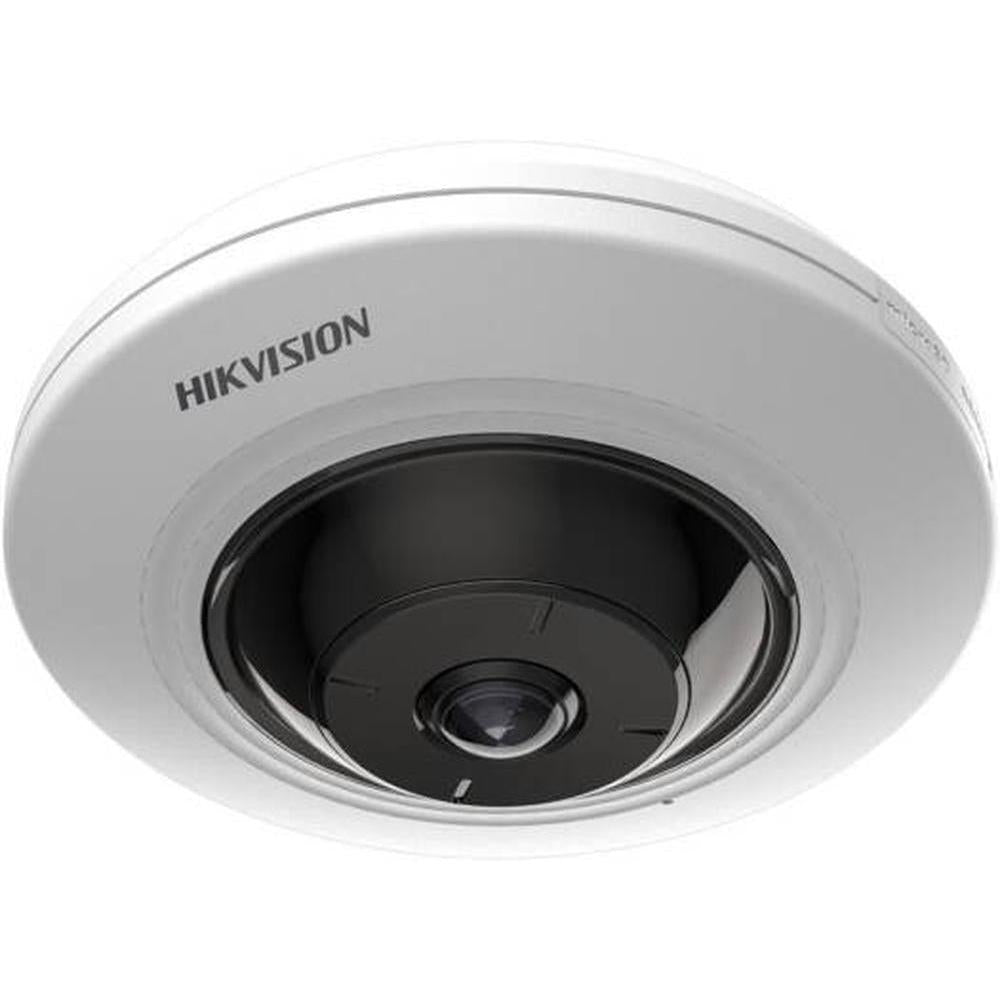 Hikvision DS-2CD2955G0-IS(U) 5MP Fixed Fisheye Network Camera, 1/2.7" Progressive Scan CMOS Sensor, IR Cut Filter Day & Night, Fixed Focal Lens, 1.05 mm Lens Type, White | DS-2CD2955G0-ISU(1.05mm
