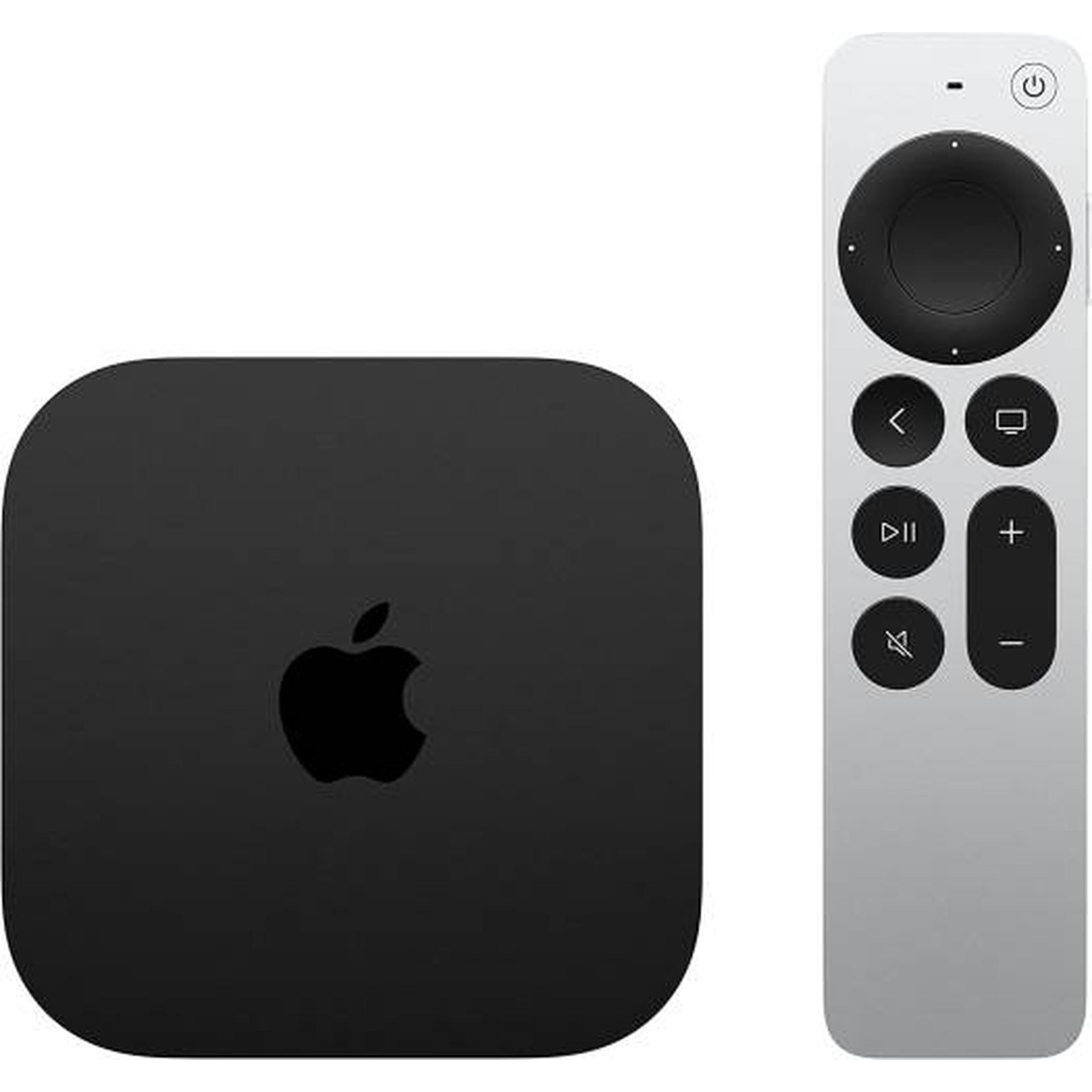 Apple TV 4K 2022, Stream TV/Movies over WiFi/ Ethernet, A15 Bionic, 128GB Storage, Up to 4K with Dolby Vision & HDR10+, Works with Thread Mesh Networks, Apple TV+, Netflix, Live TV, Black | MN893LL/A