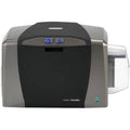 Hid Fargo DTC1250e Dual Sided ID Card Printer, Asure ID - Solo (Digital Delivery), DTC1250e, 300dpi, 100-240VAC, YMCKO Cartridge with Cleaning Roller, 100 Plain Cards Included, Grey