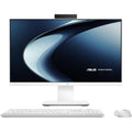ASUS V400 All-in-One Desktop Computer, 24" FHD LED Touch Display, Intel Core i7-13620H, 8GB RAM 512GB SSD, Intel UHD Graphics, English Wireless Keyboard, No OS, White | 90PT03X1-M05KW0