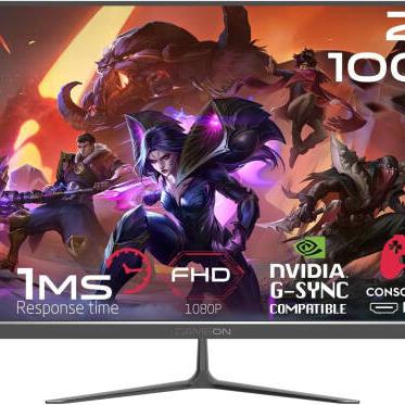 GAMEON GOES22FHD100IPS Gaming Monitor, 22" FHD IPS Display, 100Hz Refresh Rate, 1ms Response Time, FreeSync/Adaptive-Sync Technology, Xbox Series X|S & PS5 Support, Black | GOES22FHD100IPS