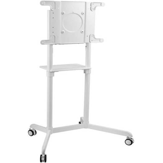 SAMSUNG Flip Pro WMB Interactive Display with Skill Tech Rotating Mobile Stand, 55" 4K UHD VA 60Hz Display, IR Touch Technology, Built-In Cable Management, White | LH55WMBWBGCXUE / SH 046RMS