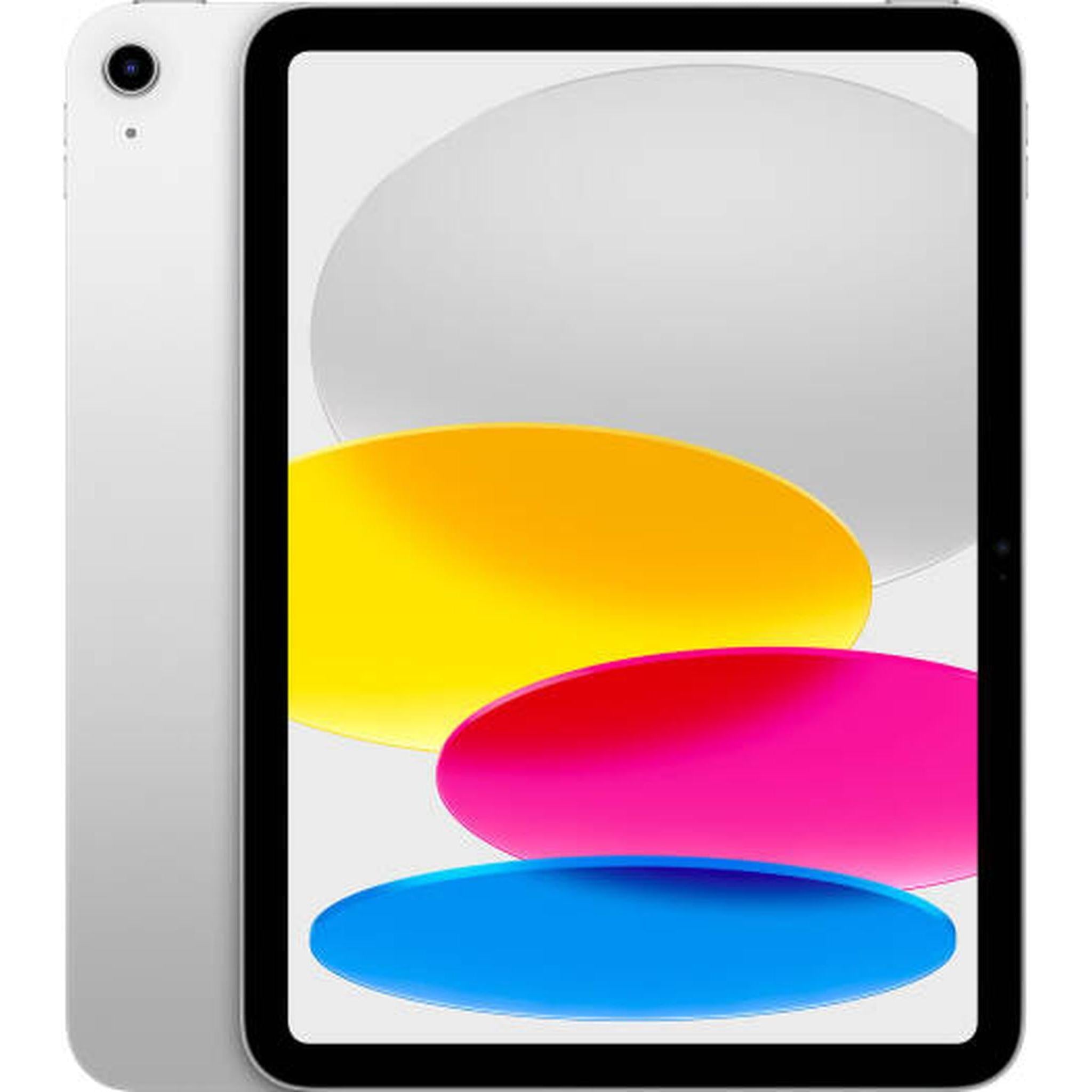 Apple iPad, 11" Liquid Retina Display, A16 Chip, 5 Core CPU, 4 Core GPU, 16 Core Neural Engine, 256GB Storage, 12MP Rear & Front Camera, Touch ID, Wi-Fi Only, INTL Version, Silver | MD4G4LL/A