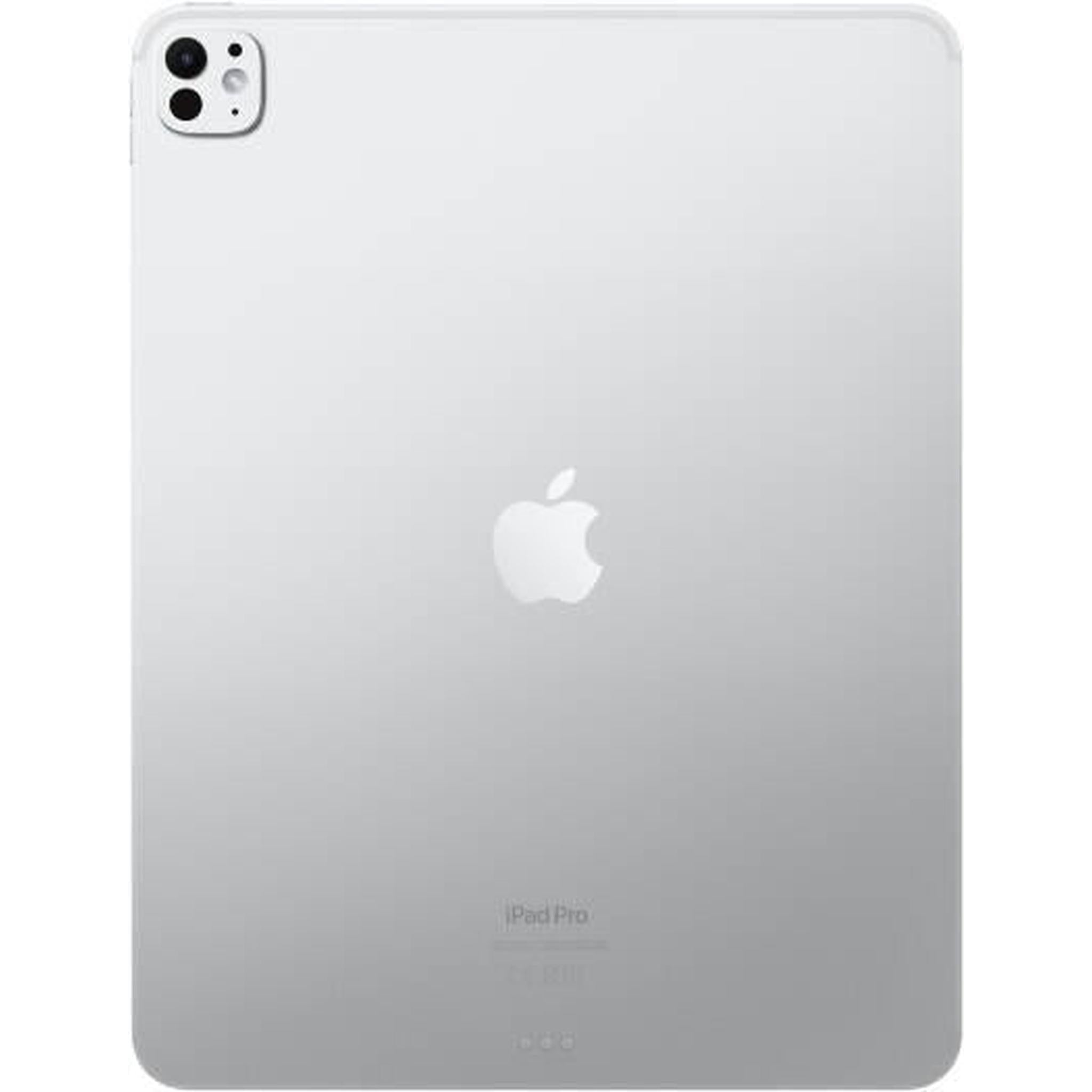 Apple iPad Pro, 13" Ultra Retina XDR Display, M4 Chip, 9-Core CPU, 10-Core GPU, 16-Core Neural Engine, 8GB RAM, 512GB Storage, Wi-Fi + Cellular, Standard Glass, Silver | MVXV3LL/A