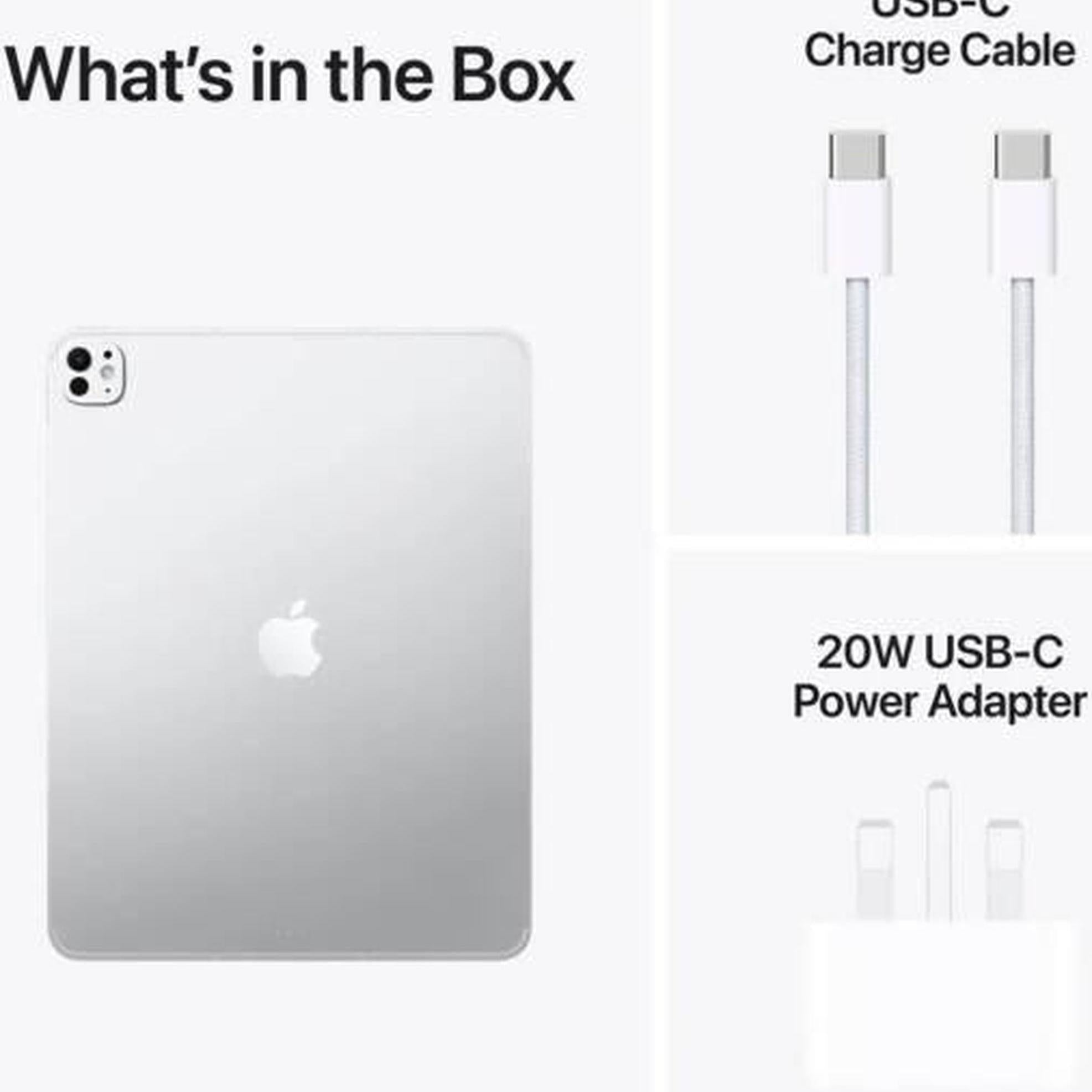 Apple iPad Pro Tablet, 11" Ultra Retina XDR Standard Display, M5 Chip, 9-Core CPU, 10-Core GPU, 16-Core, 12GB RAM, 256GB Storage, Wi-Fi Connectivity, Face ID, Space Black | MDWK4AB/A / MDWK4LL/A