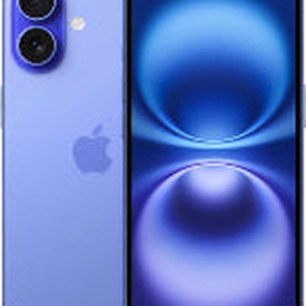 Apple iPhone 16, 6.1" OLED Super Retina XDR Display, A18 Chip, 6-Core CPU, 5-Core GPU, 16-Core Neural Engine, 256GB Storage, 5G/Wi-Fi 7, Face ID, International Version, Ultramarine | iP16-256INTLTRMRN