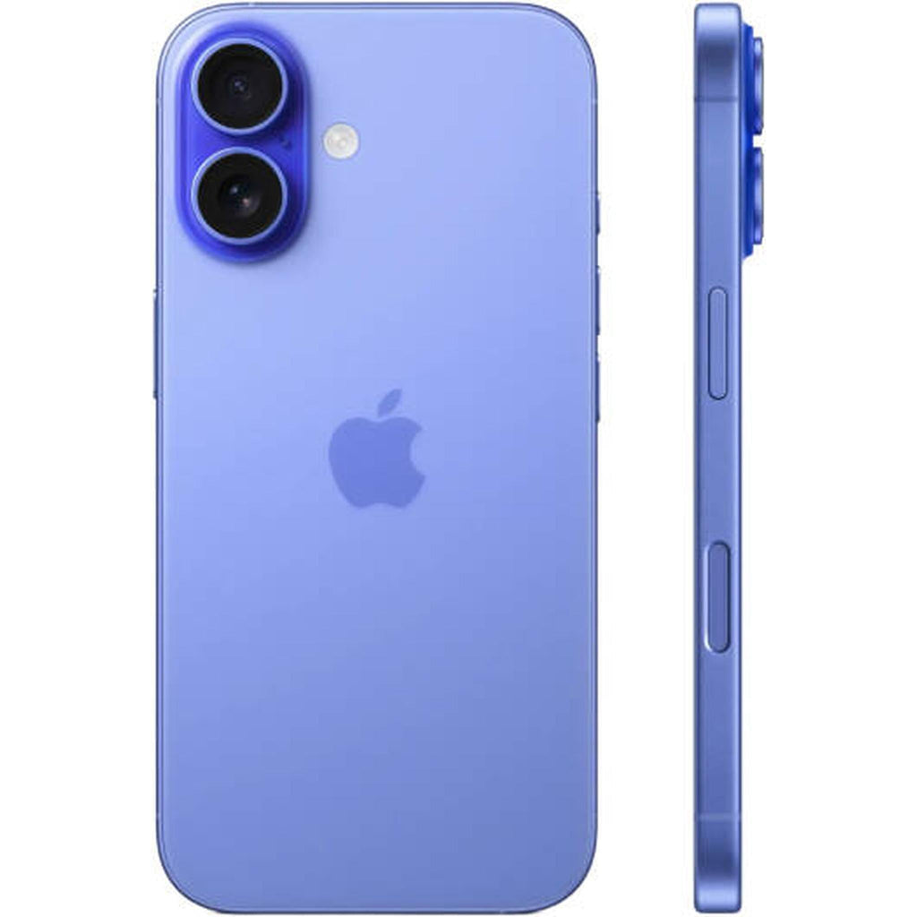 Apple iPhone 16, 6.1" OLED Super Retina XDR Display, A18 Chip, 6-Core CPU, 5-Core GPU, 16-Core Neural Engine, 256GB Storage, 5G/Wi-Fi 7, Face ID, International Version, Ultramarine | iP16-256INTLTRMRN