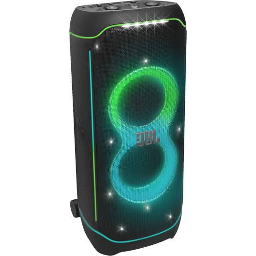 JBL PartyBox Ultimate 1100W Party Speaker, Dolby Atmos for 3D Sound, Wi-Fi 6 & BT, Starry LEDs & Lighting Effects, 6 Drivers for Balanced Audio, 2 x Mic Inputs & Guitar Jack, Black | PARTYBOXULT-BK