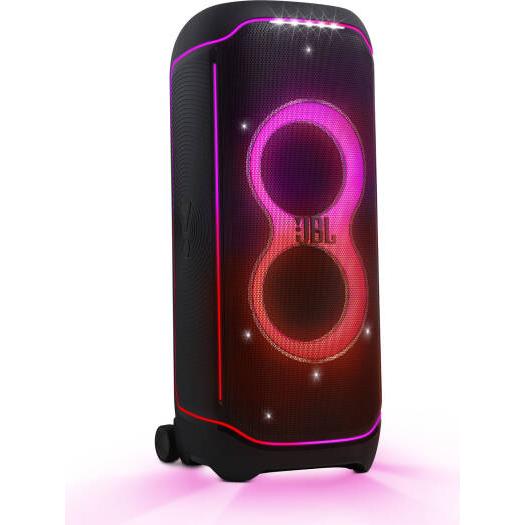 JBL PartyBox Ultimate 1100W Party Speaker, Dolby Atmos for 3D Sound, Wi-Fi 6 & BT, Starry LEDs & Lighting Effects, 6 Drivers for Balanced Audio, 2 x Mic Inputs & Guitar Jack, Black | PARTYBOXULT-BK