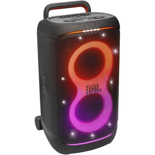 JBL PartyBox 520 Portable Bluetooth Speaker, 400W Output Power, 40 Hz-20 kHz Frequency Response, AI Sound Boost, Lightshow, Auracast Multi-Speaker Connection, IPX4 Splash Proof, Black | PartyBox-520