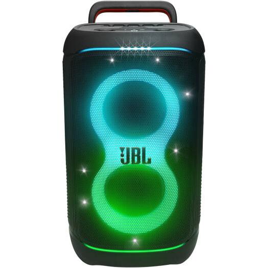 JBL PartyBox 520 Portable Bluetooth Speaker, 400W Output Power, 40 Hz-20 kHz Frequency Response, AI Sound Boost, Lightshow, Auracast Multi-Speaker Connection, IPX4 Splash Proof, Black | PartyBox-520