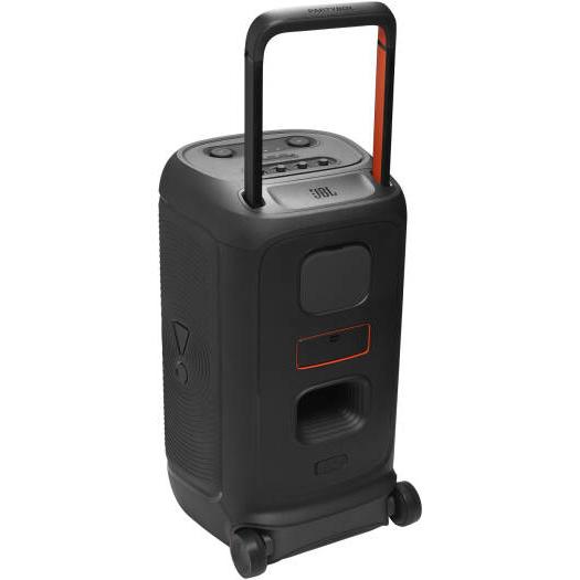 JBL PartyBox 520 Portable Bluetooth Speaker, 400W Output Power, 40 Hz-20 kHz Frequency Response, AI Sound Boost, Lightshow, Auracast Multi-Speaker Connection, IPX4 Splash Proof, Black | PartyBox-520