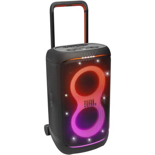 JBL PartyBox 520 Portable Bluetooth Speaker, 400W Output Power, 40 Hz-20 kHz Frequency Response, AI Sound Boost, Lightshow, Auracast Multi-Speaker Connection, IPX4 Splash Proof, Black | PartyBox-520