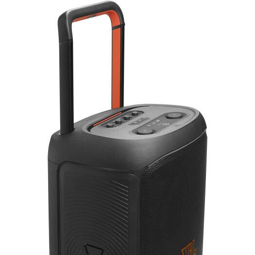 JBL PartyBox 520 Portable Bluetooth Speaker, 400W Output Power, 40 Hz-20 kHz Frequency Response, AI Sound Boost, Lightshow, Auracast Multi-Speaker Connection, IPX4 Splash Proof, Black | PartyBox-520