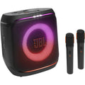 JBL PartyBox Encore 2 Portable Party Speaker with 2 Wireless Mics, Powerful JBL Pro Sound, AI Sound Boost, Dynamic Light Show, 15H Battery, IPX4 Splashproof, Auracast Pairing | JBLPBENCORE22MIC