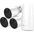 EZVIZ BC1 WiFi Outdoor Camera,1080p Security Camera CCTV with 365 Days Battery Life, Color Night Vision, PIR Motion, Smart Human Detection, 2 Way Audio, Alexa & Google Assistant, White | CS-BC1-B3